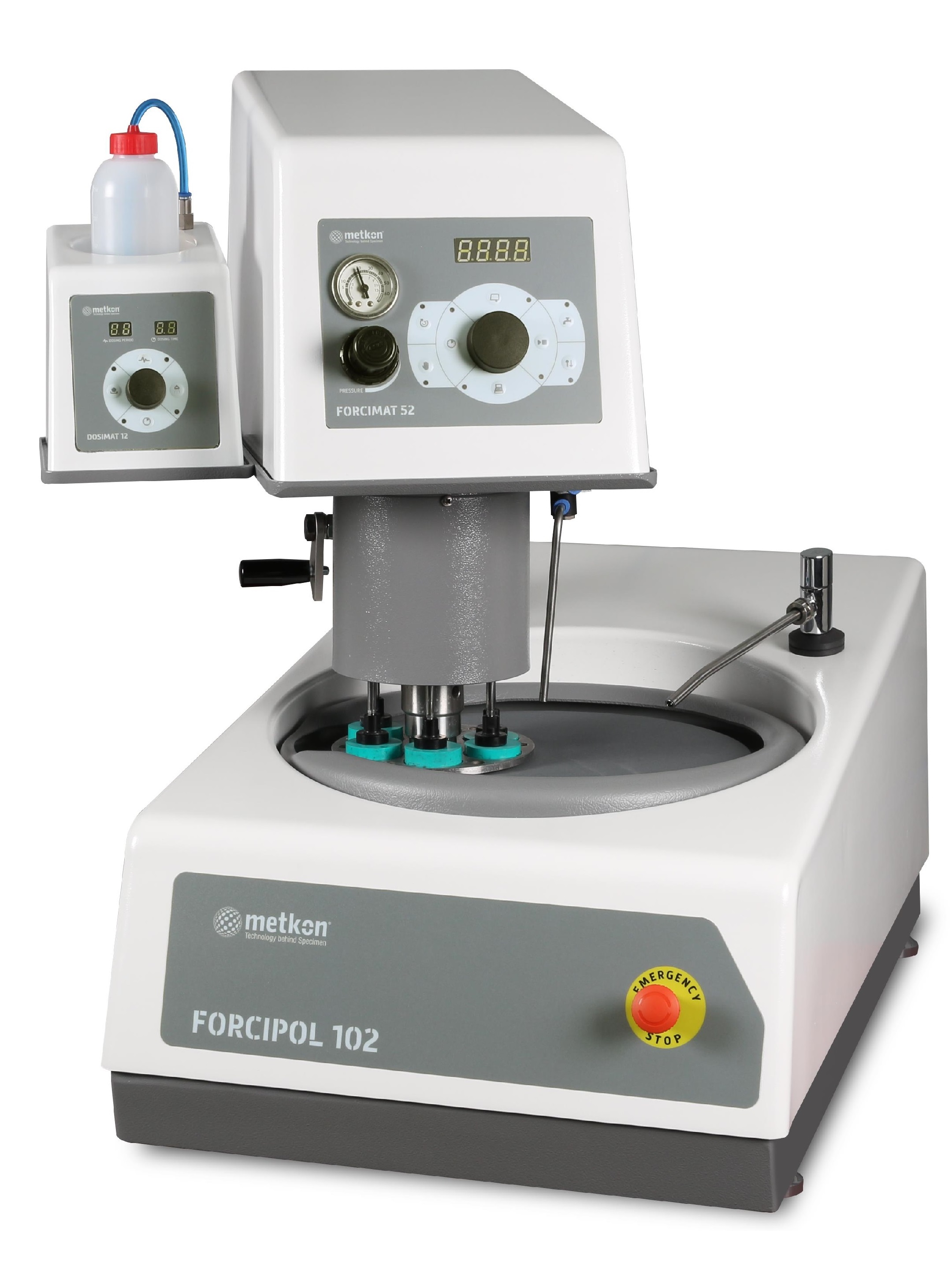 FORCIPOL + FORIMAT FORCIPOL Basis- Schleifmaschine Poliermaschine Metallographie