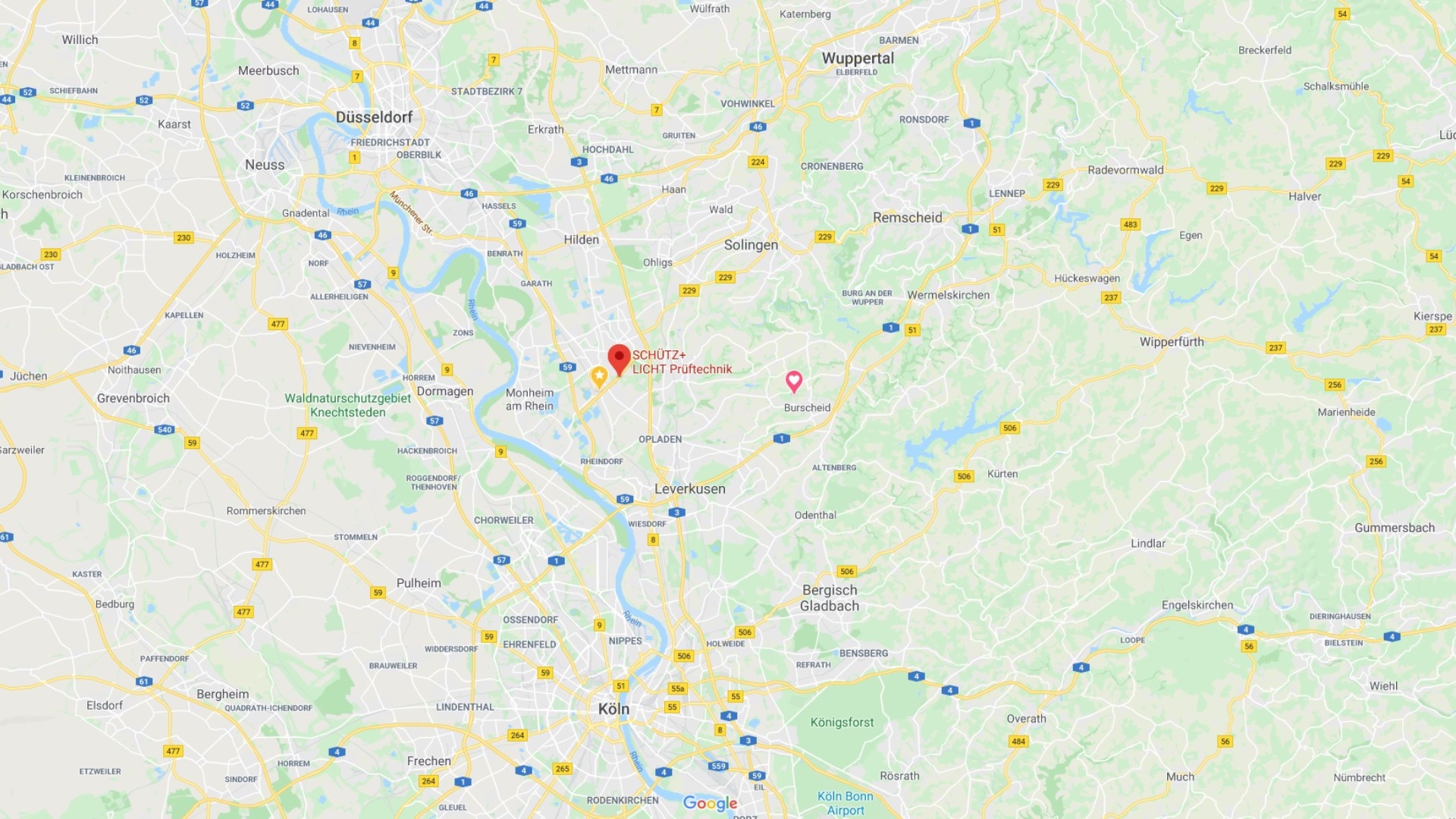 Maps Standort SCHÜTZ+LICHT